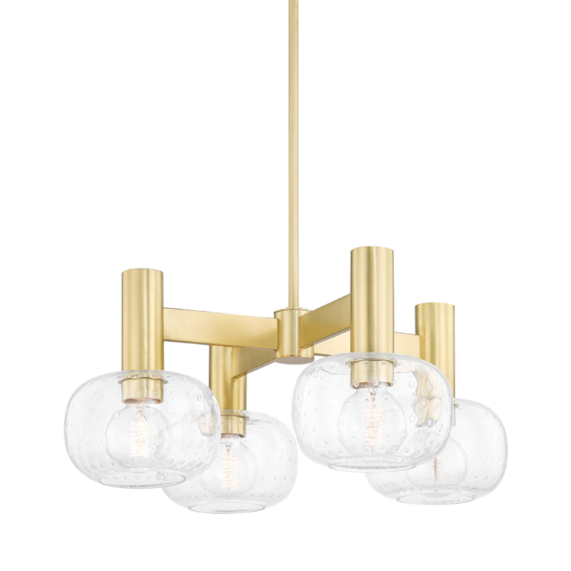 media image for harlow 4 light chandelier by mitzi h403804 agb 1 276