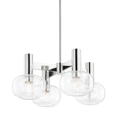 product image for harlow 4 light chandelier by mitzi h403804 agb 2 10