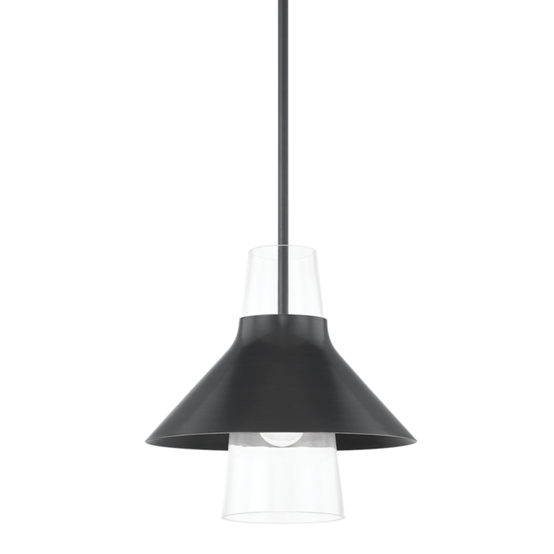 media image for jessy 1 light small pendant by mitzi h404701s agb 2 299