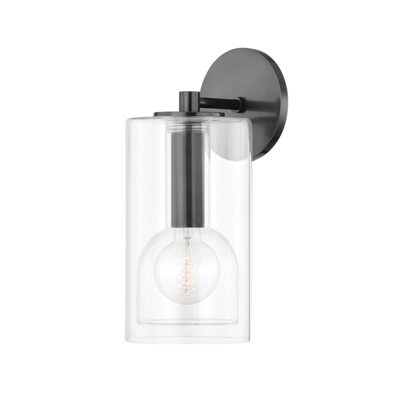 product image for belinda 1 light wall sconce by mitzi h415101a agb 2 78