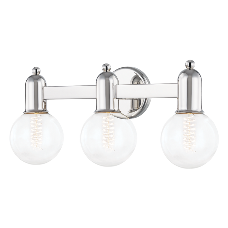 media image for bryce 3 light bath bracket by mitzi h419303 agb 3 296