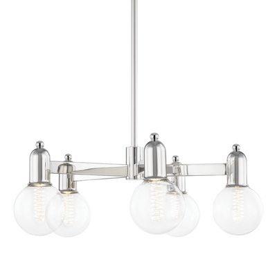 product image for bryce 5 light chandelier by mitzi h419805 agb 5 33