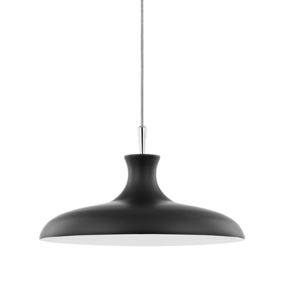 product image of cassidy 1 light large pendant by mitzi h421701l agb wh 1 525