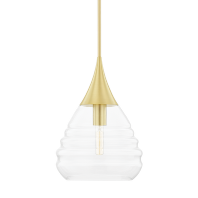 product image of marissa 1 light large pendant by mitzi h431701l agb 1 538