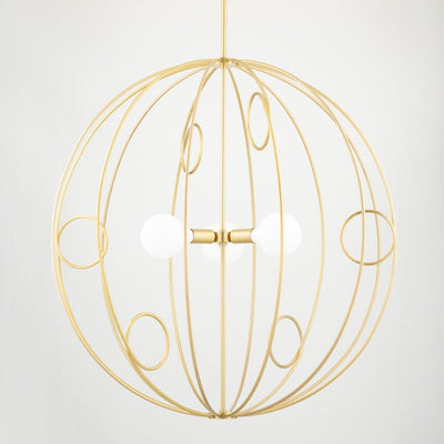 product image for alanis 3 light large pendant by mitzi h485701l agb 1 82