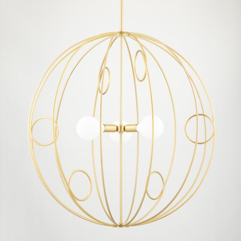media image for alanis 3 light large pendant by mitzi h485701l agb 1 291