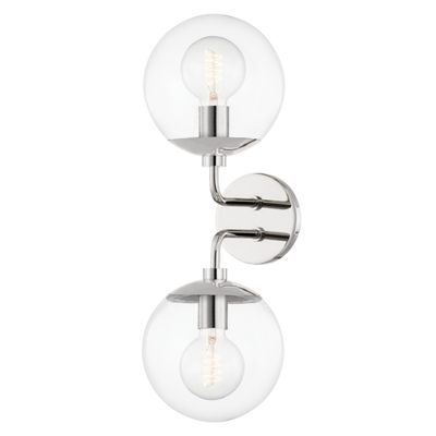 product image for meadow 2 light wall sconce by mitzi h503102 agb 3 79