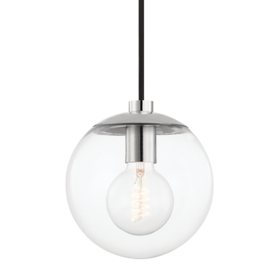 product image for meadow 1 light pendant by mitzi h503701 agb 2 84