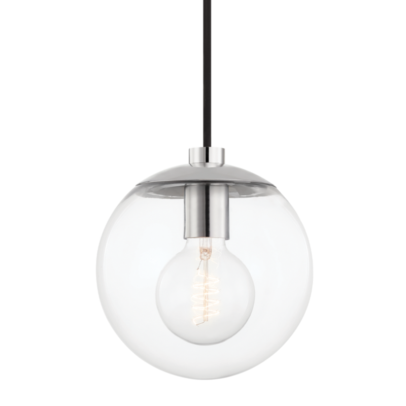 media image for meadow 1 light pendant by mitzi h503701 agb 2 257
