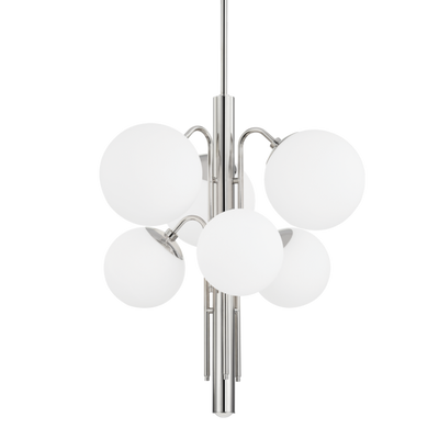 product image for ingrid 6 light chandelier by mitzi h504806 agb 2 78