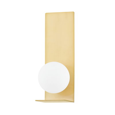 product image for lani 1 light wall sconce by mitzi h533101 agb 1 19