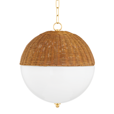product image of summer 1 light large pendant by mitzi h603701l agb 1 586