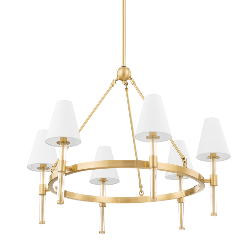 media image for janelle 6 light chandelier by mitzi h630806 agb 1 255