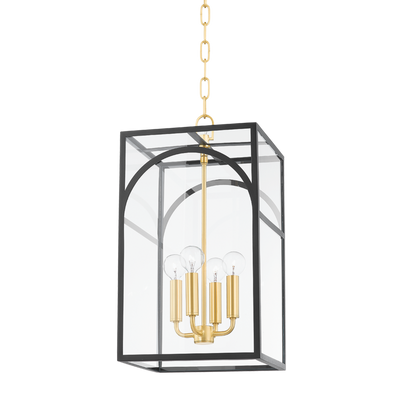 product image for addison 4 light small pendant by mitzi h642704s agb tbk 1 42