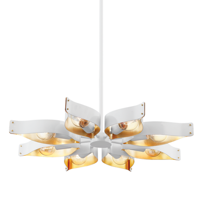product image of nala 8 light chandelier by mitzi h658808 swh gl 1 588