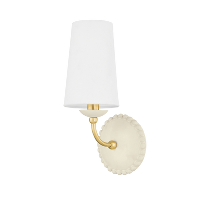product image of rhea 1 light sconce by mitzi h663101 agb cai 1 512