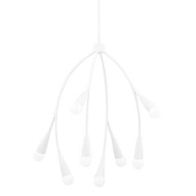 product image for elsa 8 light chandelier by mitzi h689708 gl 2 68