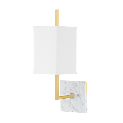 product image for mikaela 1 light wall sconce by mitzi h700101 agb 1 86