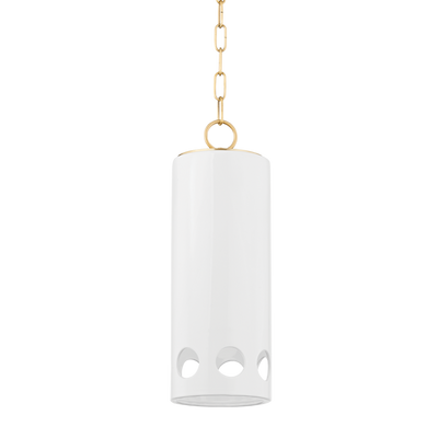 product image of jean 1 light pendant by mitzi h705701 agb cgw 1 534