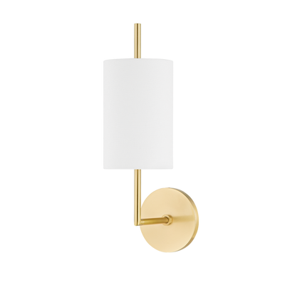 product image for molly 1 light wall sconce by mitzi h716101 agb 1 86