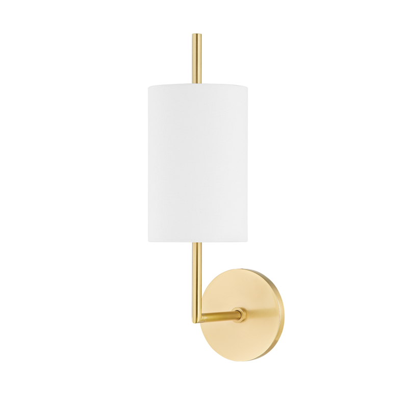 media image for molly 1 light wall sconce by mitzi h716101 agb 1 259