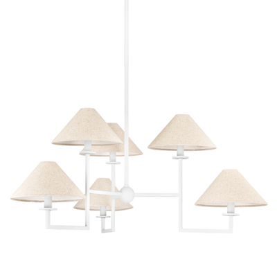 product image of gladwyne 6 light chandelier by mitzi h760806 twh 1 568