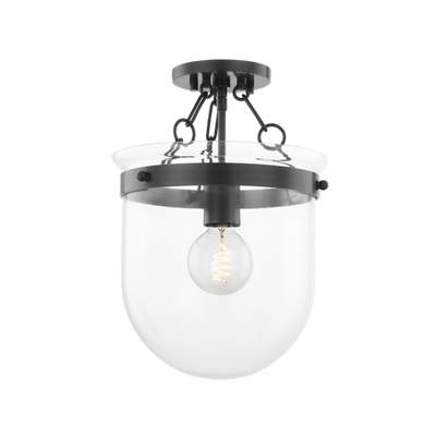 product image for dunbar light semi flush by mitzi h763601 agb 2 70