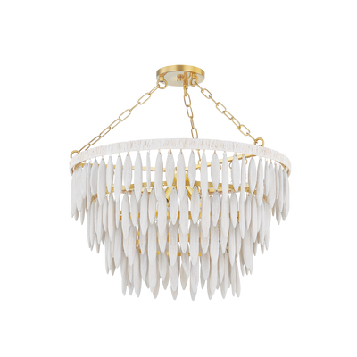 product image of Tiffany 4 Light Chandelier By Mitzi H805804 Agb 1 533