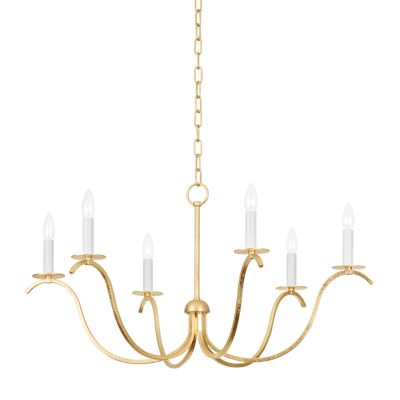 product image of Jaclin 6 Light Chandelier By Mitzi H809806 Gl 1 563