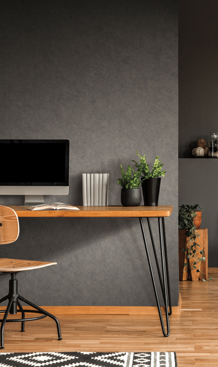 media image for Millstone Wallpaper in Gunmetal from the QuietWall Acoustical Collection by York Wallcoverings 226