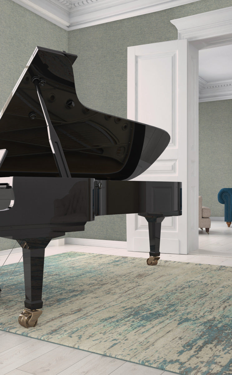 media image for Colony Wallpaper in Pewter from the QuietWall Acoustical Collection by York Wallcoverings 213