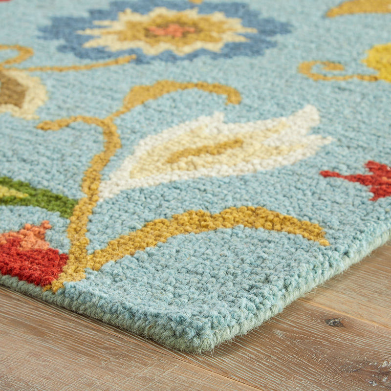 media image for zamora floral rug in slate aragon design by jaipur 2 259