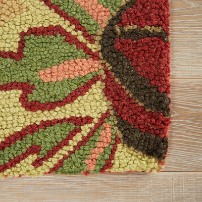 product image for zamora floral rug in bossa nova sulphur design by jaipur 4 66
