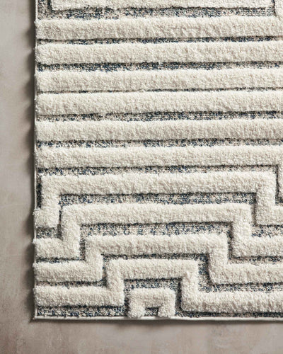 product image for Hagen Rug in White / Sky by Loloi II 96