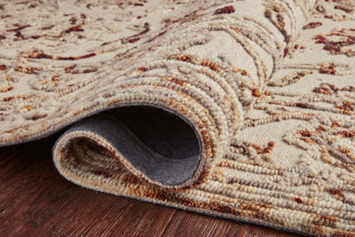 product image for Halle Rug in Taupe / Rust by Loloi II 94