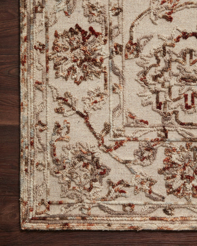 product image for Halle Rug in Taupe / Rust by Loloi II 87