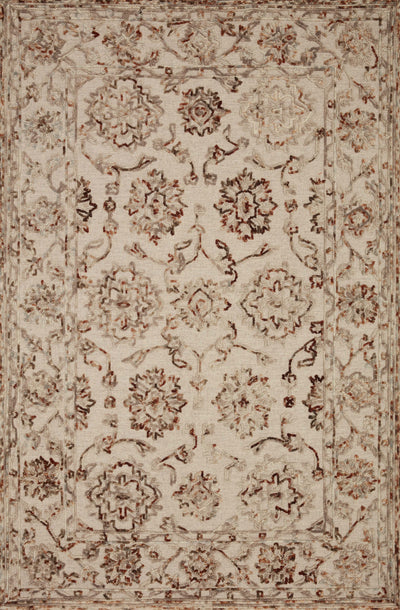 product image for Halle Rug in Taupe / Rust by Loloi II 56