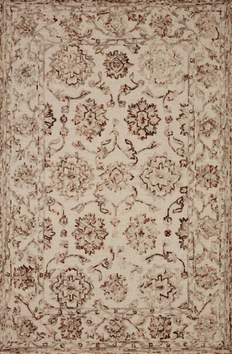 media image for Halle Rug in Taupe / Rust by Loloi II 20