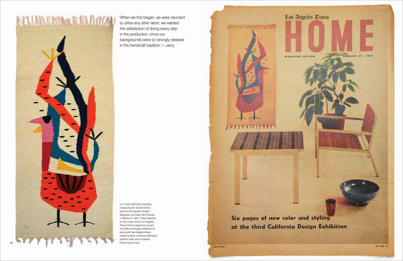 media image for Hand-in-Hand: Ceramics, Mosaics, Tapestries, and Woodcarvings by the California Mid-Century Designers Evelyn and Jerome Ackerman by Pointed Leaf Press 267