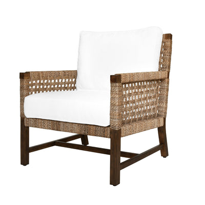 product image of Club Chair With Woven Seagrass Detail By Bd Studio Ii Harmon 1 593