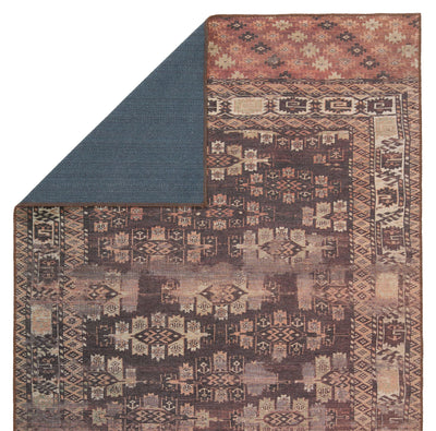 product image for Harman Minerva Brown & Terracotta Rug 3 77
