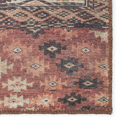 product image for Harman Minerva Brown & Terracotta Rug 4 52