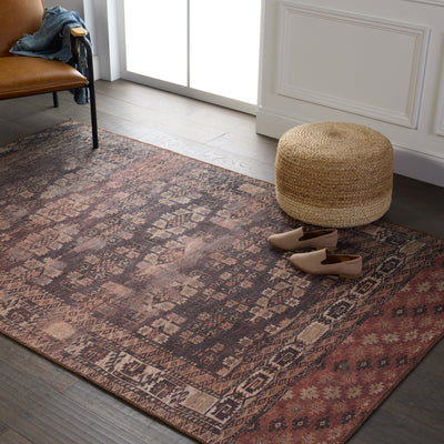 product image for Harman Minerva Brown & Terracotta Rug 6 52