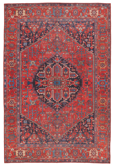product image of Harman Eterna Red & Blue Rug 1 570