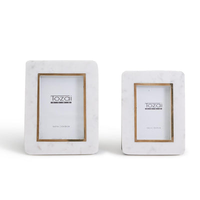 product image for hoxton marble photo frame set of 2 2 83