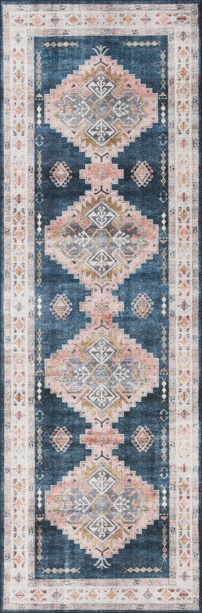 product image for Heidi Rug in Denim / Blush by Loloi II 30
