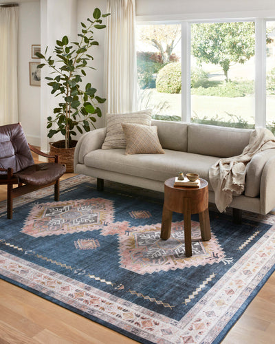 product image for Heidi Rug in Denim / Blush by Loloi II 93