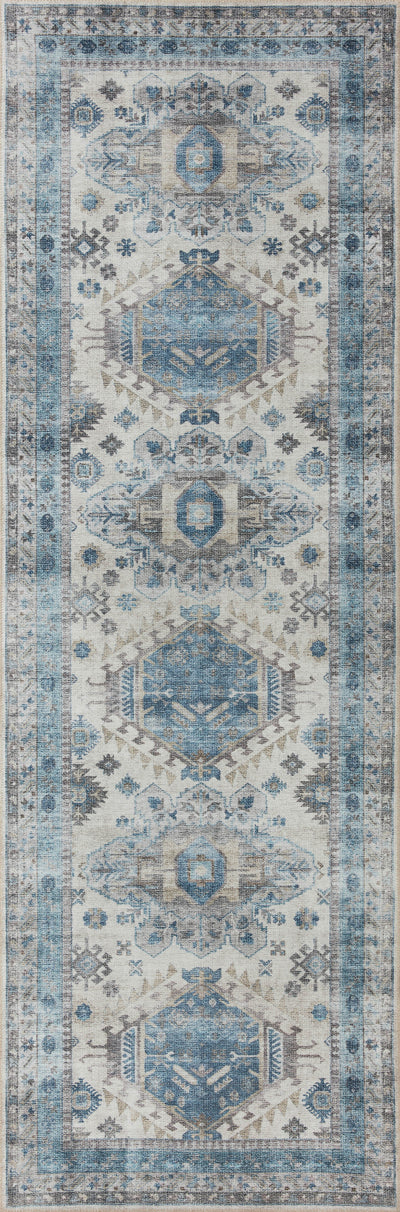 product image for Heidi Rug in Ivory / Ocean by Loloi II 23