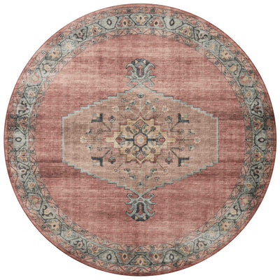 product image for Heidi Rug in Spice / Aqua by Loloi II 84