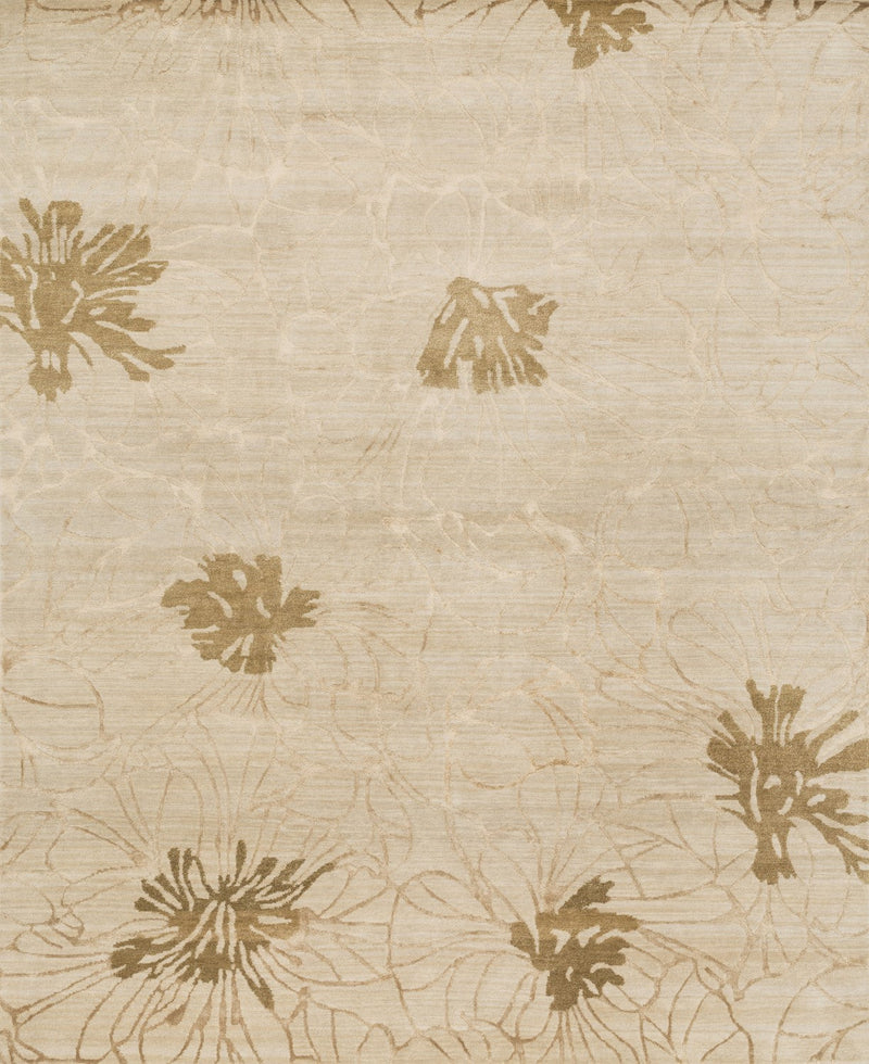 media image for Hermitage Hand Knotted Beige Rug 1 290